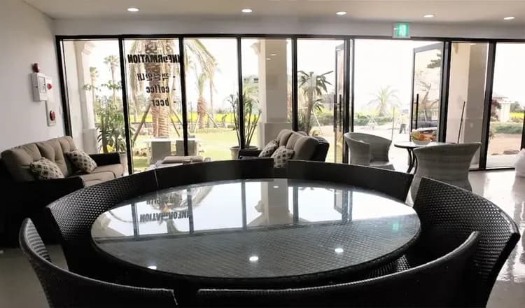 Lobby sitting area