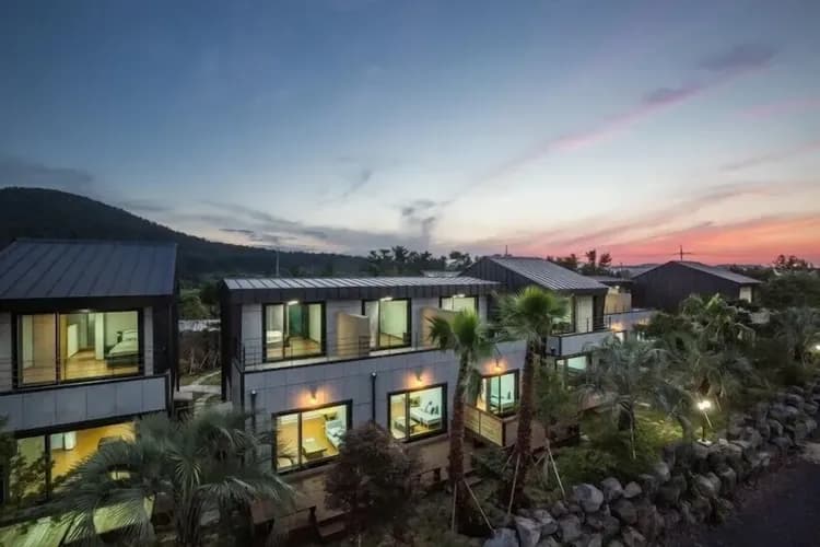 Front of property - evening/night