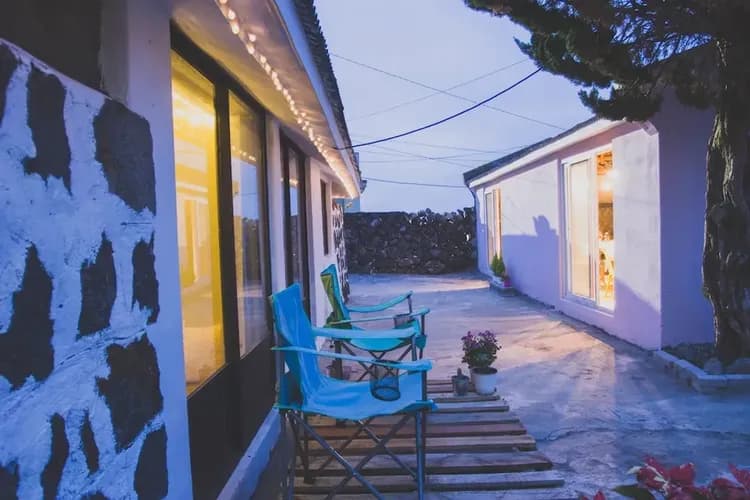 Front of property - evening/night