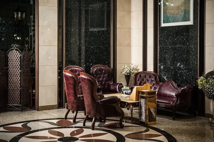 Lobby sitting area