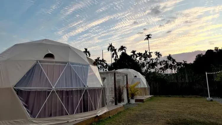 山見懶人露營 | 星球帳上下鋪！獨立衛浴含冷氣！自助式露營體驗-14