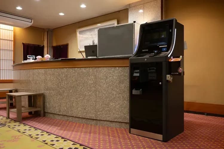 Check-in/check-out kiosk