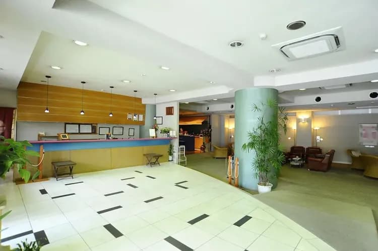 Interior entrance