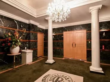 Interior entrance