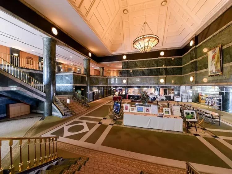 Interior entrance