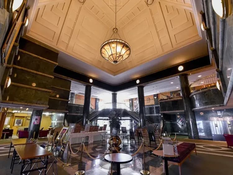 Interior entrance