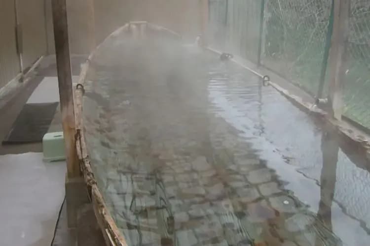 Indoor spa tub