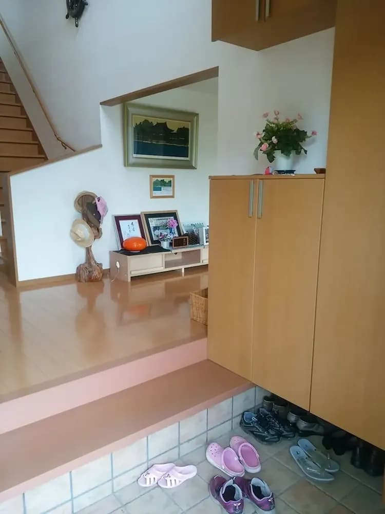 Interior entrance