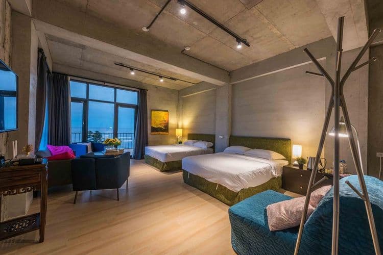 頂樓海景四人房