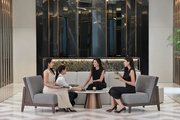 Lobby sitting area
