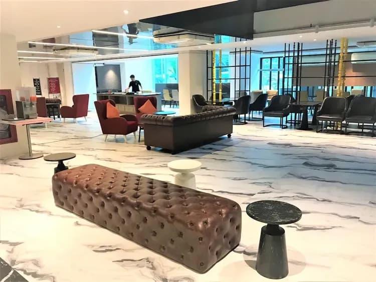 Lobby sitting area