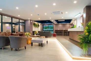 Lobby sitting area