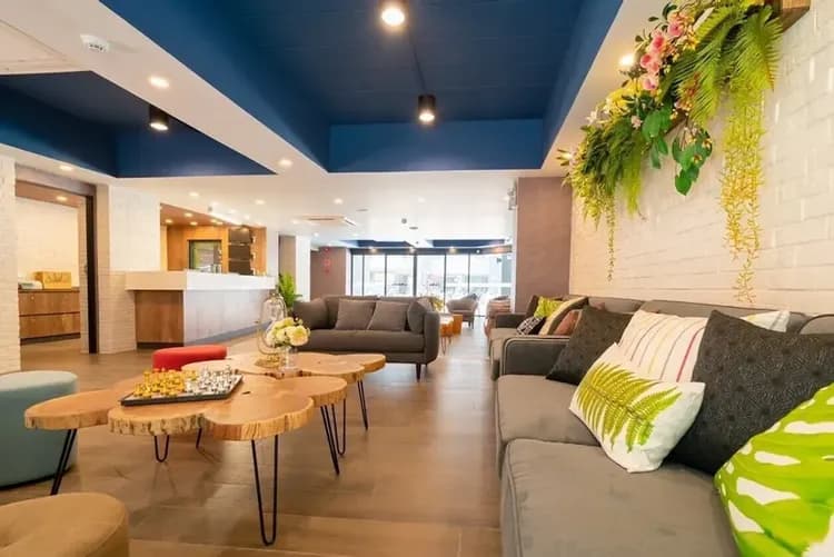 Lobby sitting area