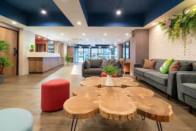 Lobby sitting area