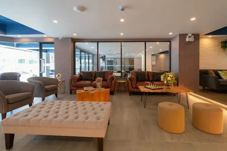 Lobby sitting area