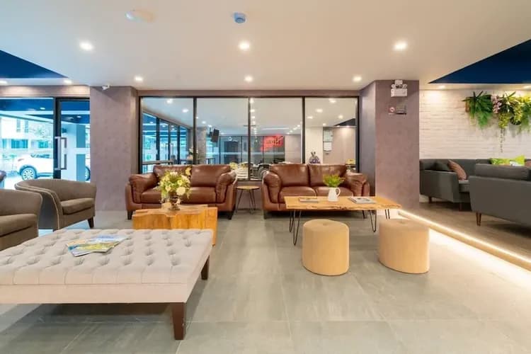 Lobby sitting area
