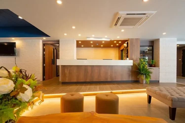 Lobby sitting area