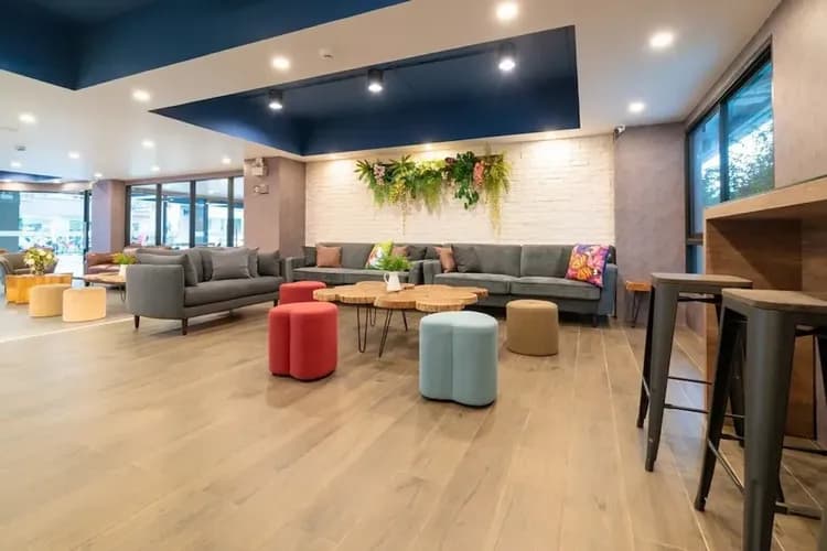 Lobby sitting area