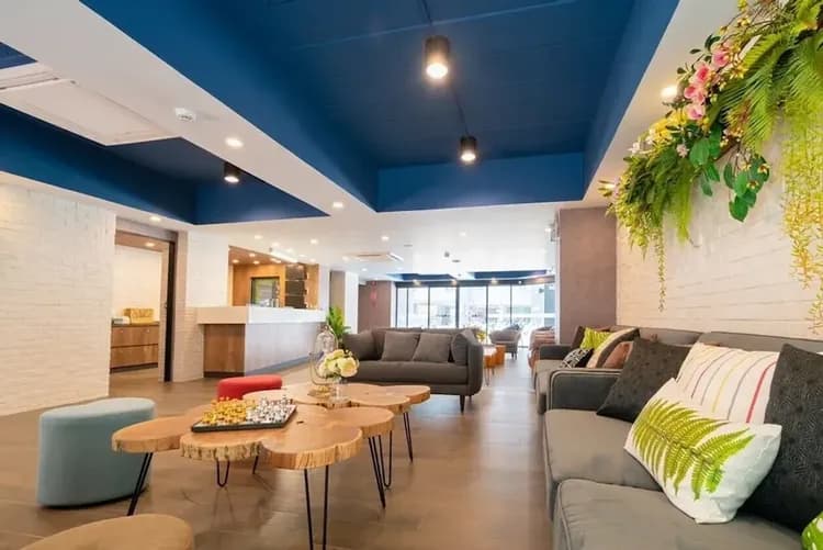 Lobby sitting area