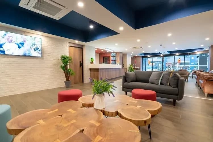 Lobby sitting area