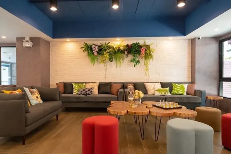 Lobby sitting area