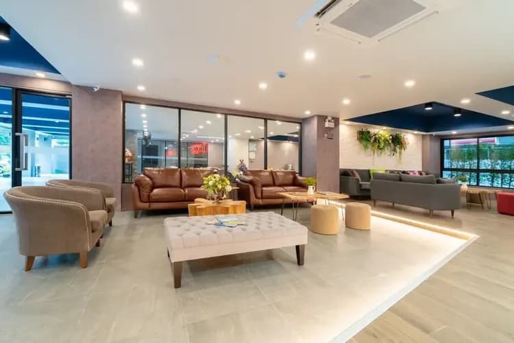 Lobby sitting area