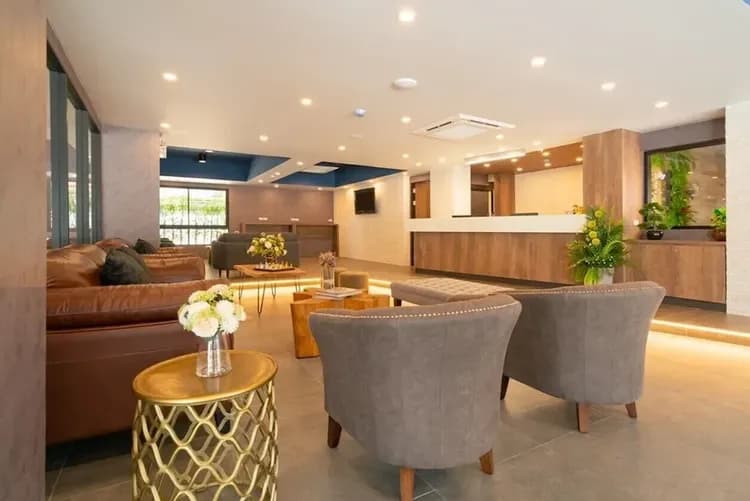Lobby sitting area