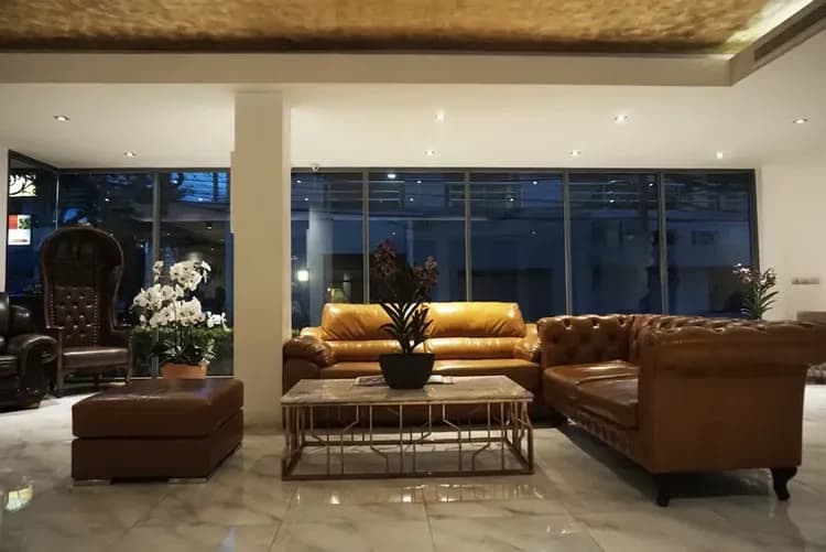 Lobby sitting area
