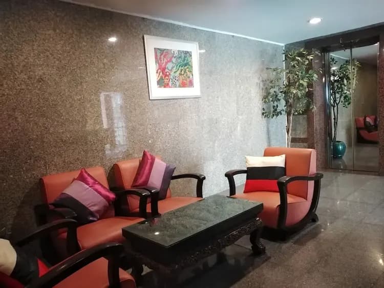 Lobby sitting area