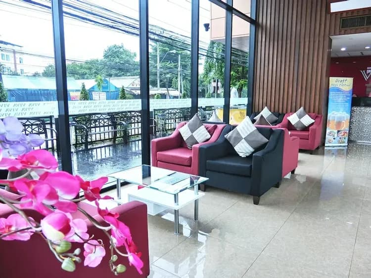 Lobby sitting area