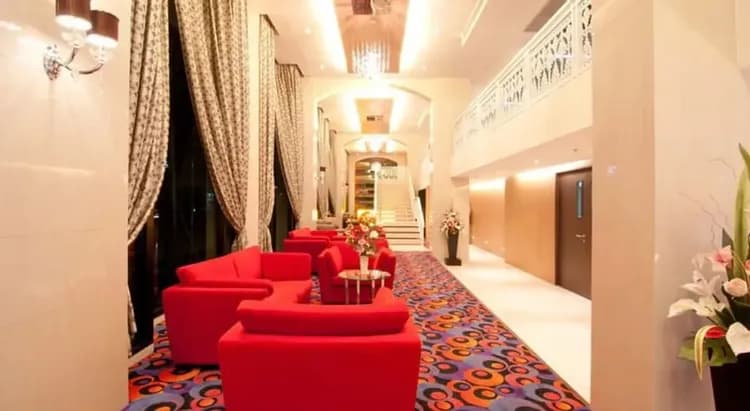 Lobby sitting area