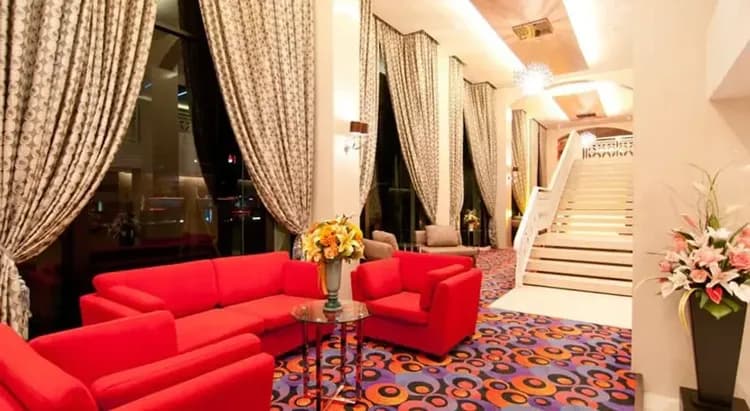 Lobby sitting area