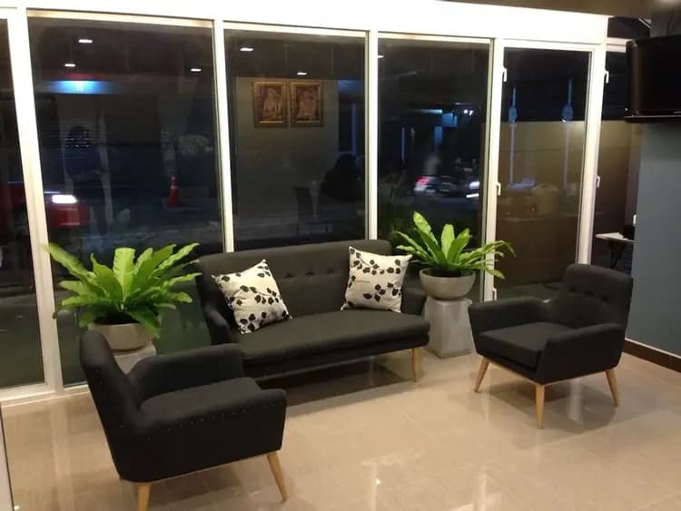 Lobby sitting area