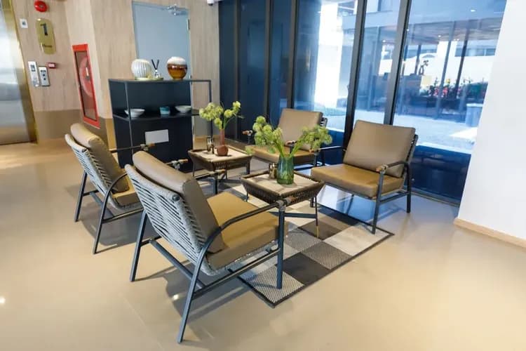 Lobby sitting area
