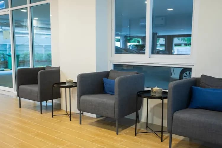 Lobby sitting area
