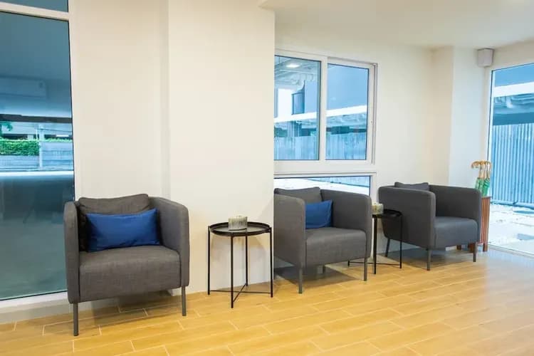 Lobby sitting area