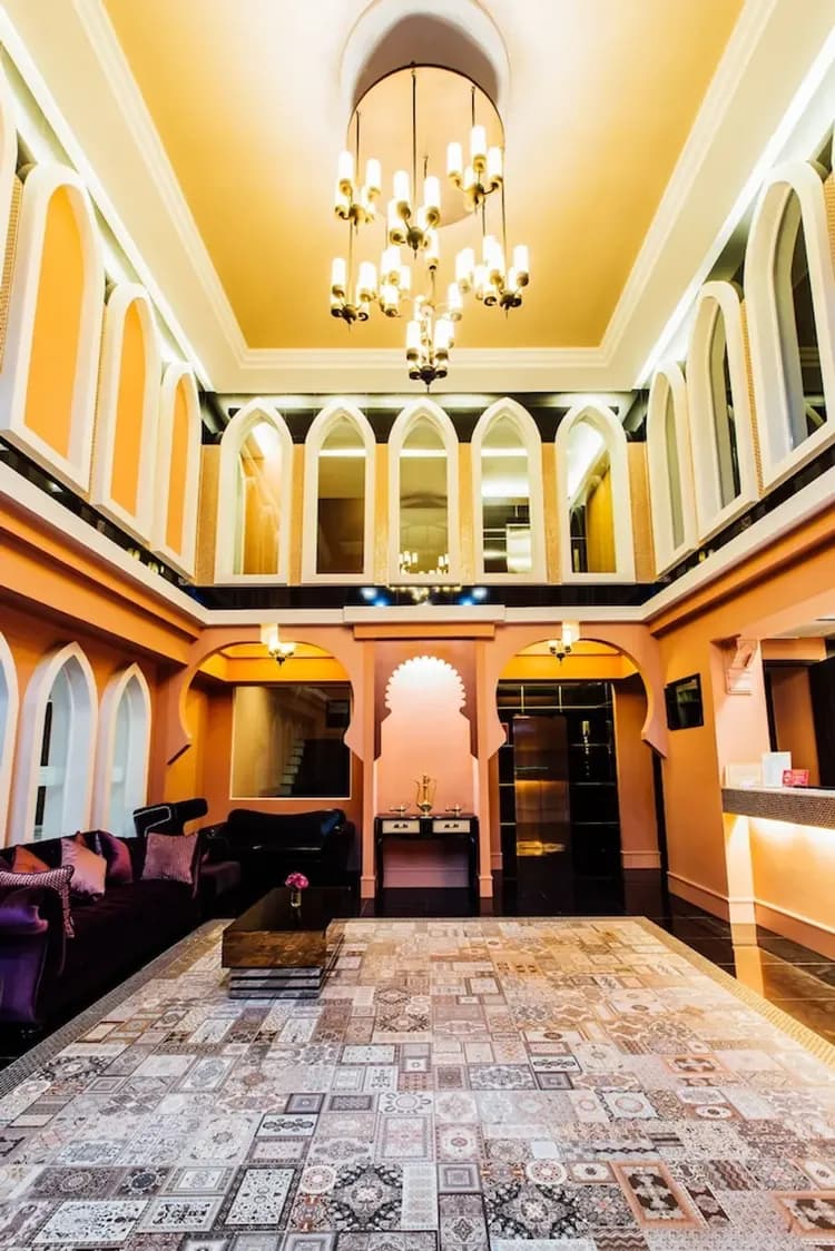 Interior entrance