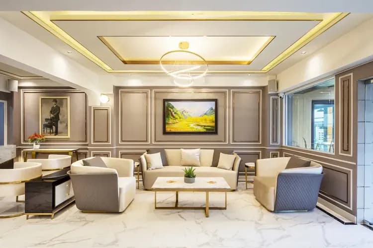 Lobby sitting area