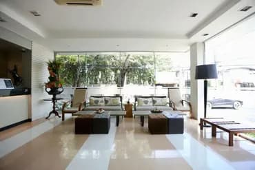 Lobby sitting area