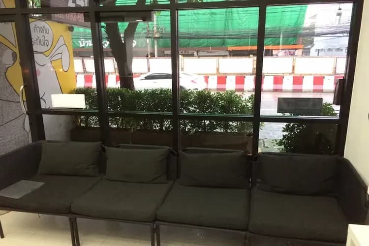Lobby sitting area