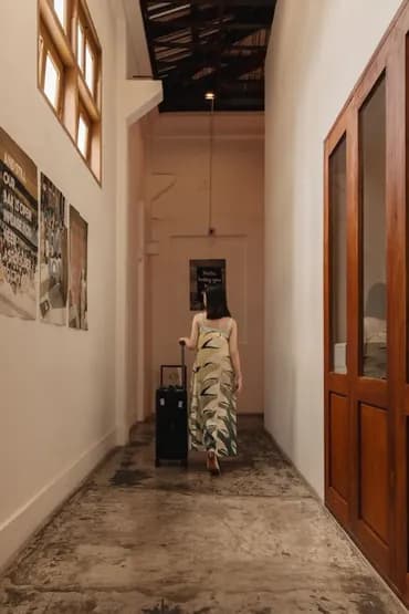 Interior entrance