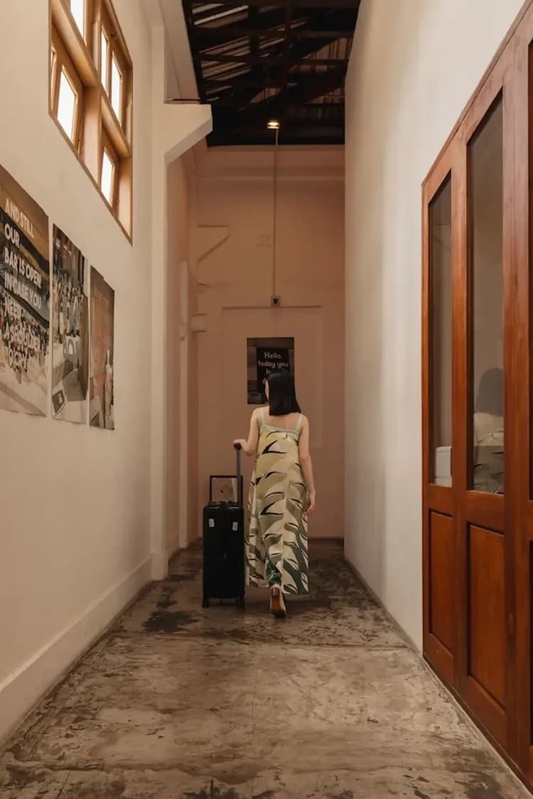 Interior entrance