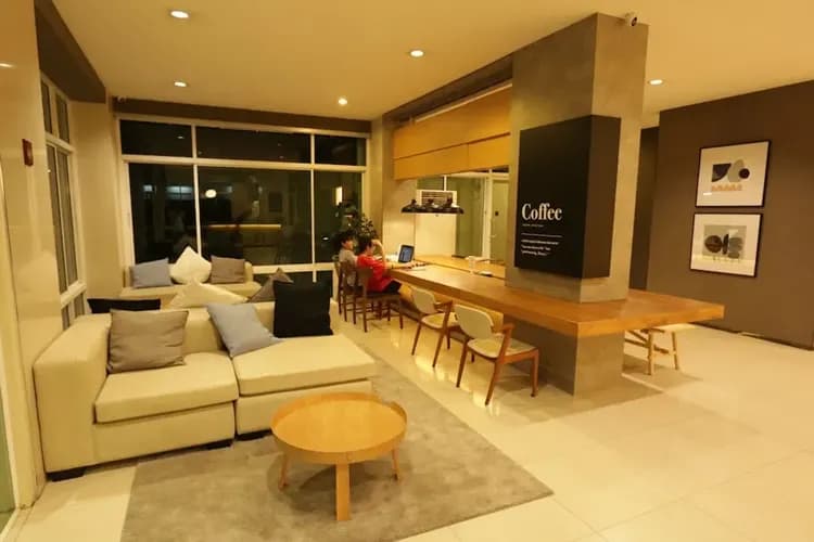 Lobby sitting area