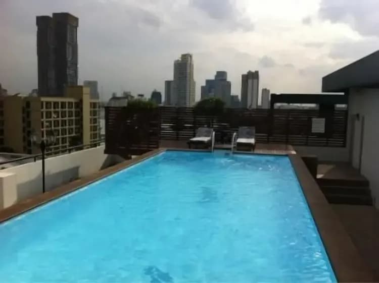 Rooftop pool
