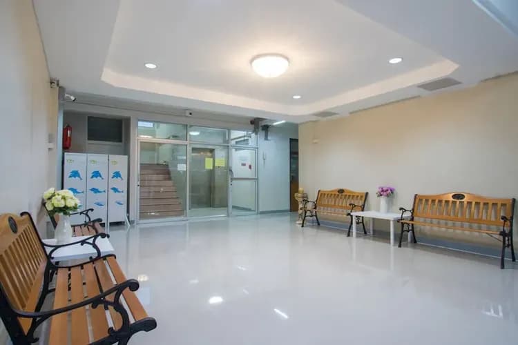 Interior entrance