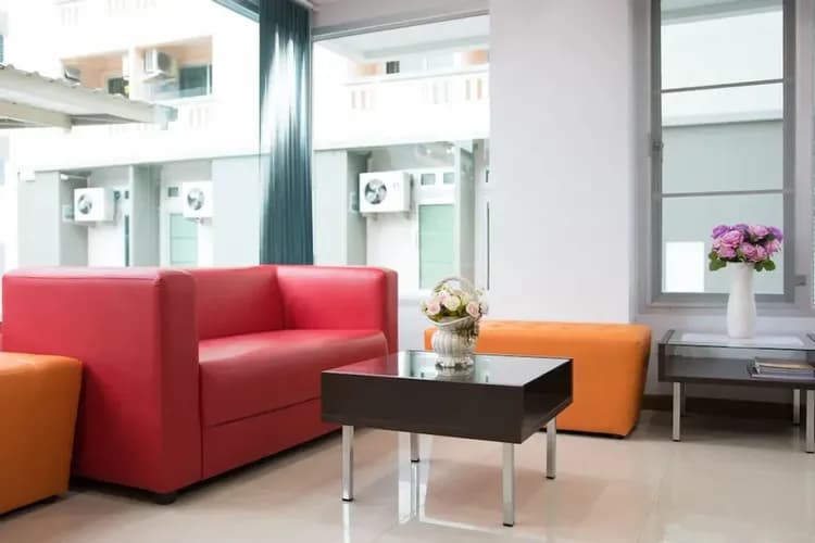 Lobby sitting area