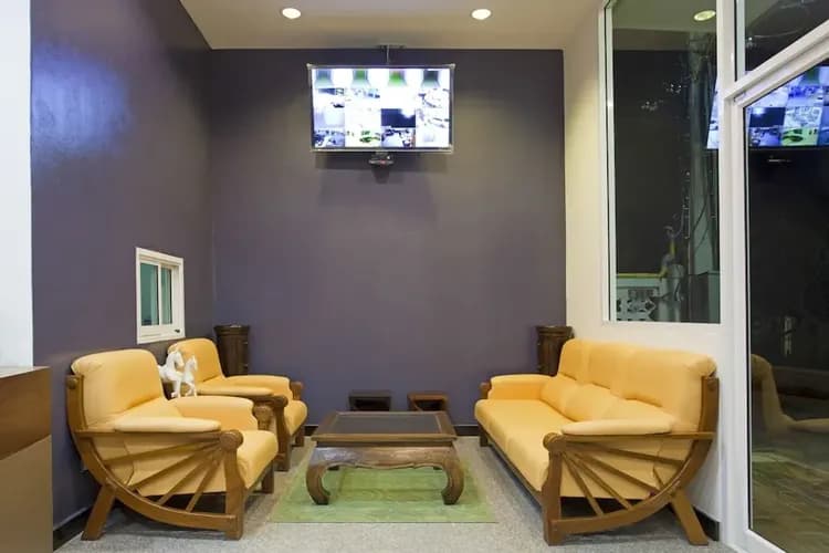 Lobby sitting area