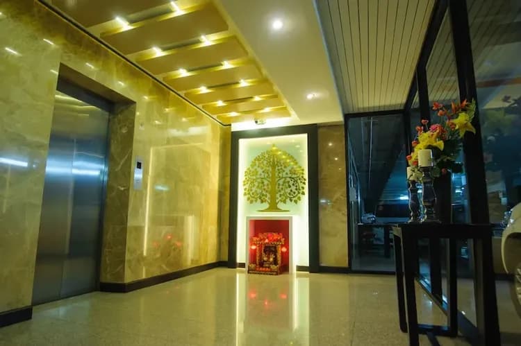 Interior entrance