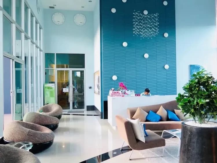 Lobby sitting area