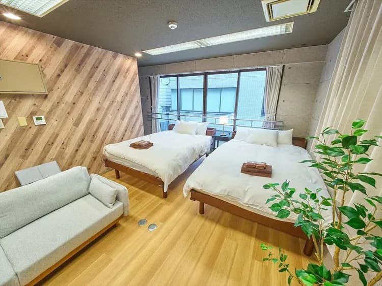4min Walk from Shimbashi Station/walk to Ginza, Imperial Palace&Tokyo Tower/38㎡/Max 6pax/2F-1